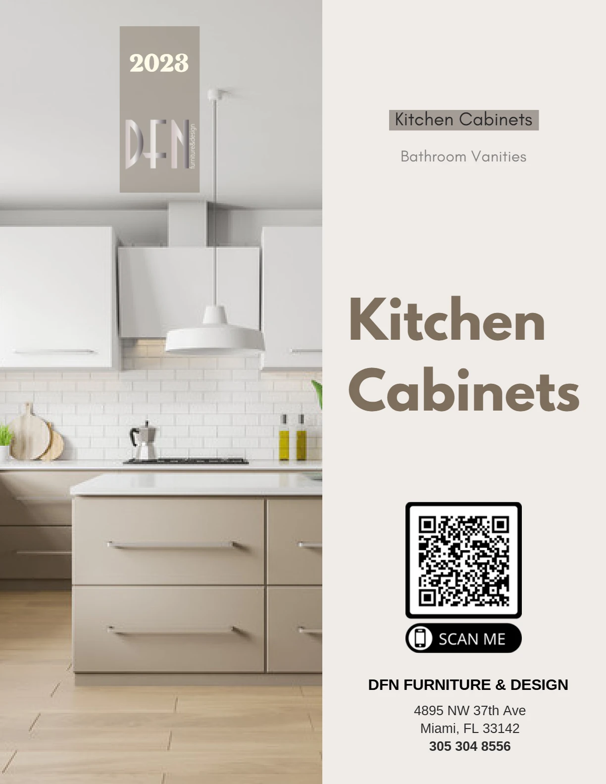 DFN Kitchen Cabinets 2023 catalog cover